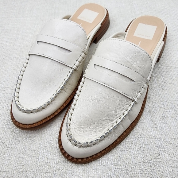 Dolce Vita Women's Havan Leather Slip On Loafer - 7 - Picture 5 of 9